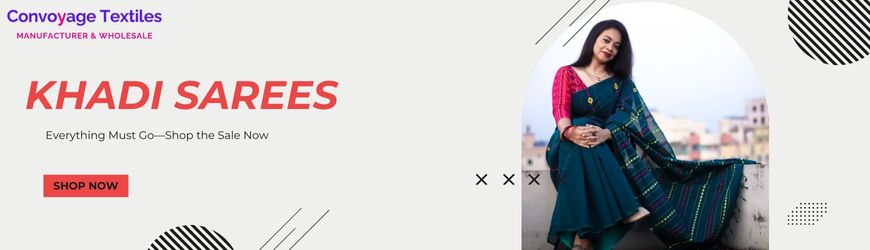 Khadi Sarees